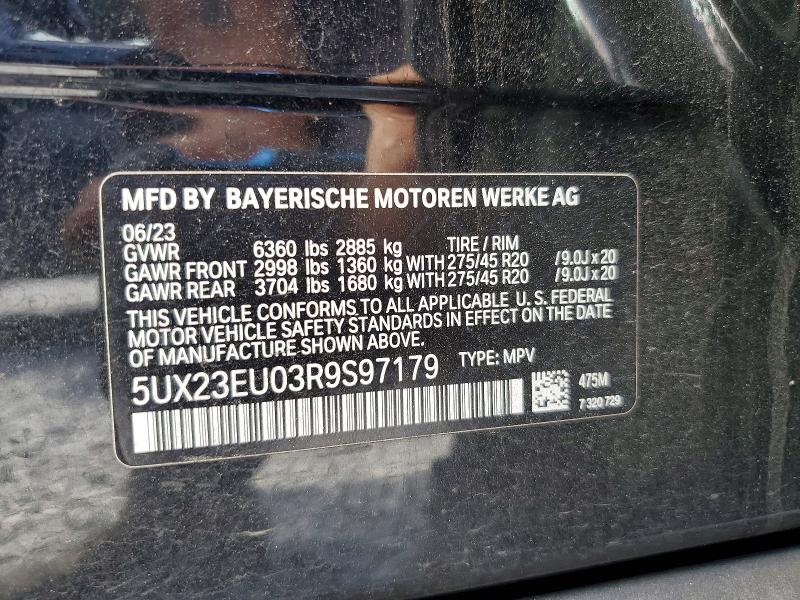 Продаж на аукціоні авто 2024 Bmw X5, vin: 5UX23EU03R9S97179, номер лоту: 50221576