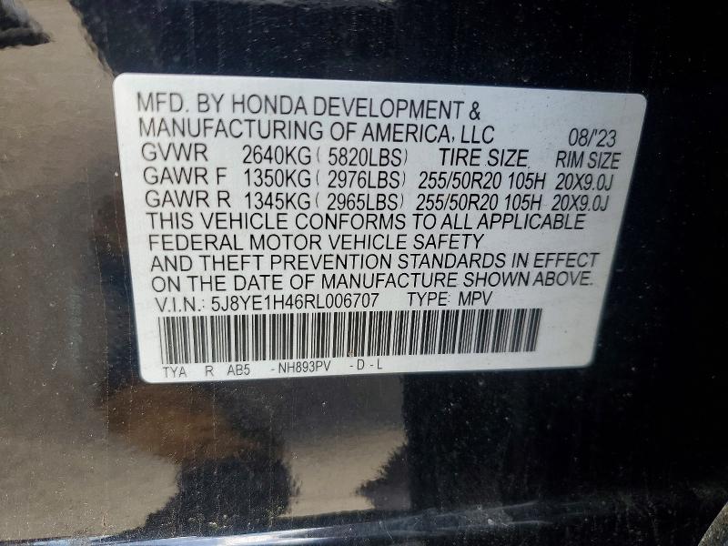Aukcja sprzedaży 2024 Acura Mdx, vin: 5J8YE1H46RL006707, numer aukcji: 49829486