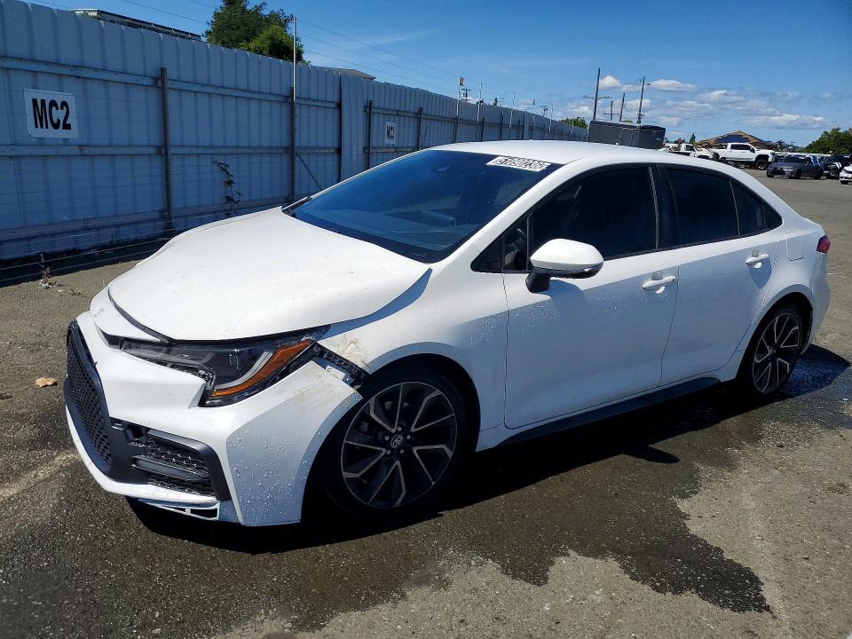 2020 Toyota Corolla მანქანა იყიდება აუქციონზე, vin: JTDS4RCEXLJ043607, აუქციონის ნომერი: 51090236