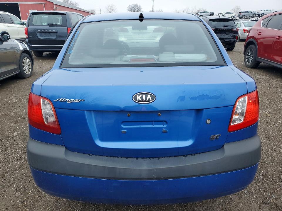 2008 Kia Rio Ex 4dr მანქანა იყიდება აუქციონზე, vin: KNADE123786432168, აუქციონის ნომერი: 48398616