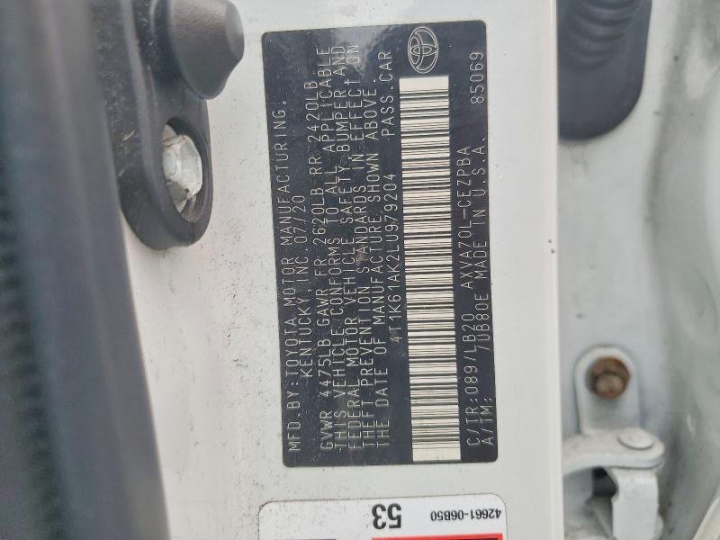 Aukcja sprzedaży 2020 Toyota Camry, vin: 4T1K61AK2LU979204, numer aukcji: 47915306