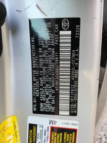 2011 Toyota Camry მანქანა იყიდება აუქციონზე, vin: 4T1BF3EK8BU758811, აუქციონის ნომერი: 51128266