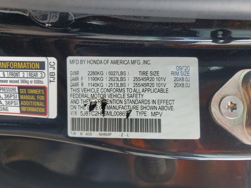 Продажа на аукционе авто 2021 Acura Rdx, vin: 5J8TC2H66ML008652, номер лота: 46834406