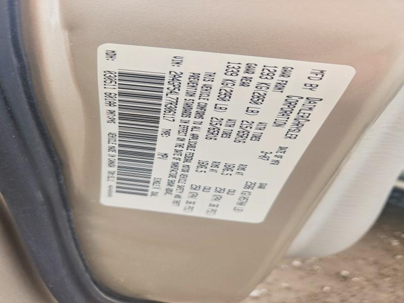 2007 Chrysler Town & Country მანქანა იყიდება აუქციონზე, vin: 2A4GP54L77R306117, აუქციონის ნომერი: 48832176