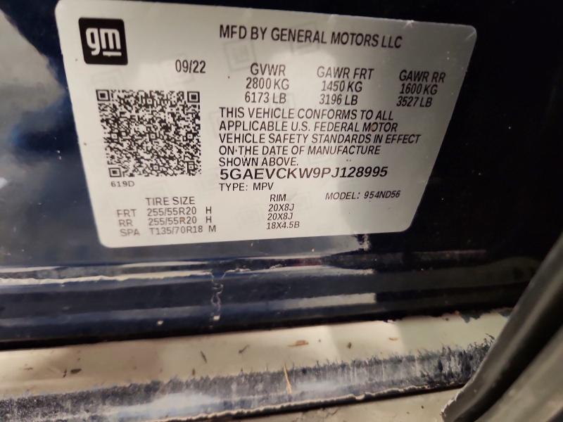 Продаж на аукціоні авто 2023 Buick Enclave, vin: 5GAEVCKW9PJ128995, номер лоту: 50564106