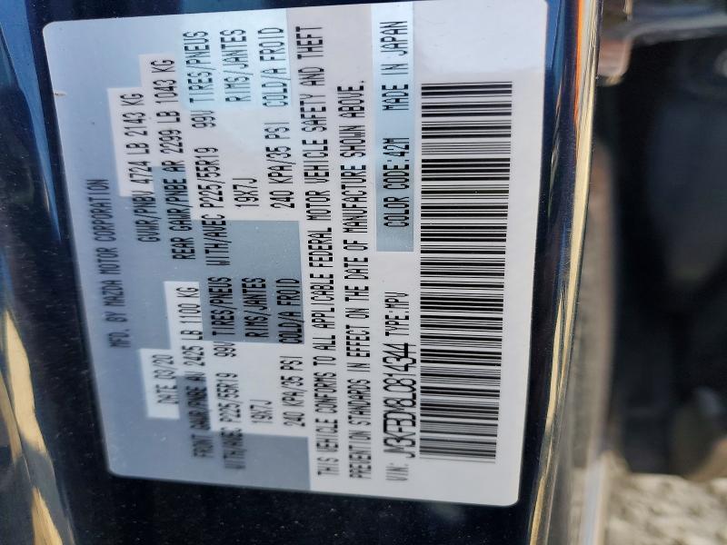 49005046 :رقم المزاد ، JM3KFBDM8L0814344 vin ، 2020 Mazda Cx-5 مزاد بيع