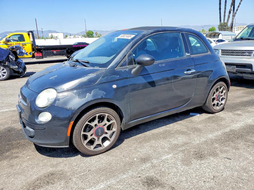 50822486 :رقم المزاد ، 3C3CFFDR2CT332427 vin ، 2012 Fiat 500 مزاد بيع