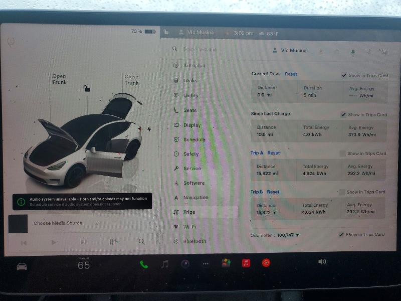 49247366 :رقم المزاد ، 7SAYGDEF6NF459712 vin ، 2022 Tesla Model Y مزاد بيع