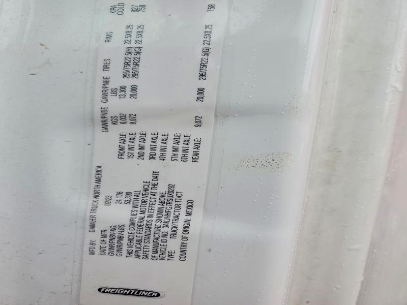 Продажа на аукционе авто 2024 Freightliner Cascadia 126, vin: 3AKJHHFG7RSUX0292, номер лота: 49936136