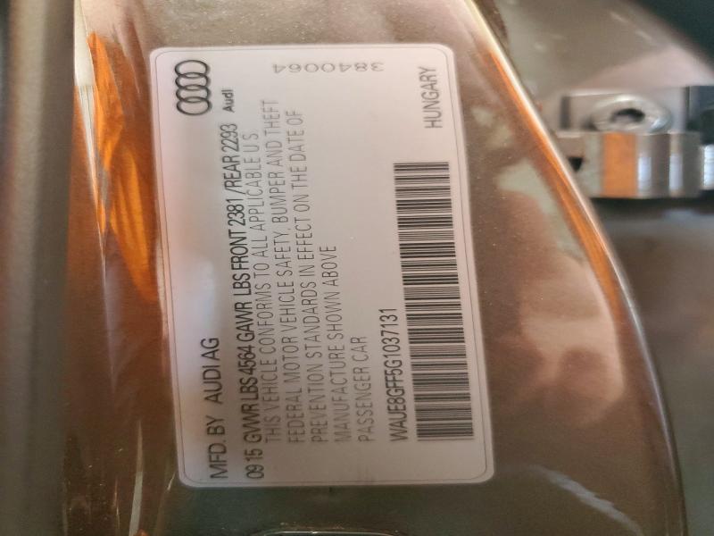 Продаж на аукціоні авто 2016 Audi A3, vin: WAUE8GFF5G1037131, номер лоту: 50282786