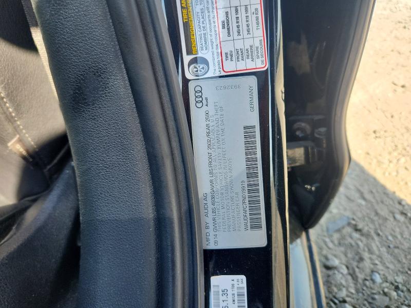 2015 Audi A6 მანქანა იყიდება აუქციონზე, vin: WAUDFAFC7FN019919, აუქციონის ნომერი: 50555836
