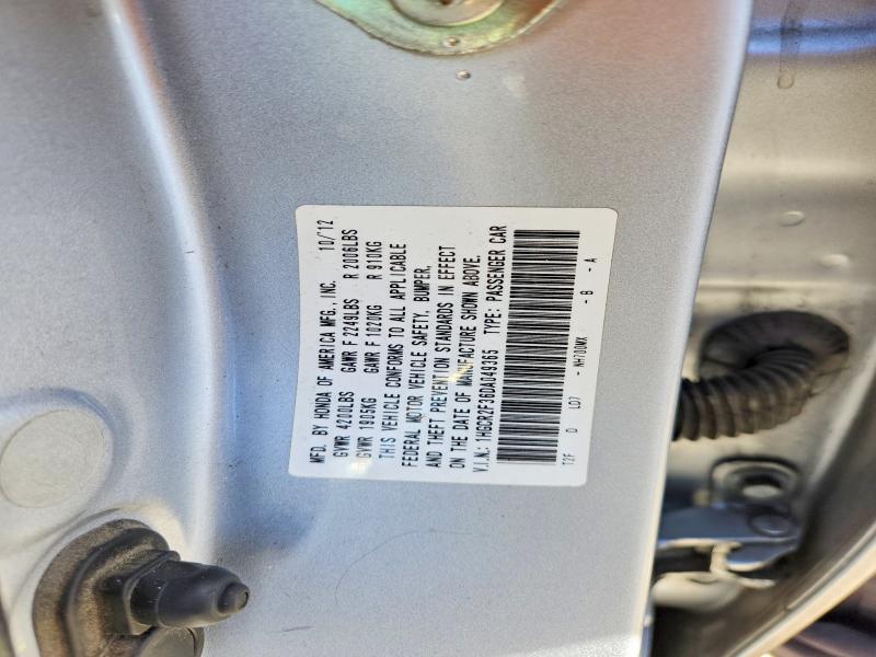 Aukcja sprzedaży 2013 Honda Accord, vin: 1HGCR2F36DA049365, numer aukcji: 50982126