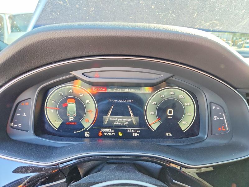 2021 Audi Q7 მანქანა იყიდება აუქციონზე, vin: WA1LJAF74MD026694, აუქციონის ნომერი: 49110146