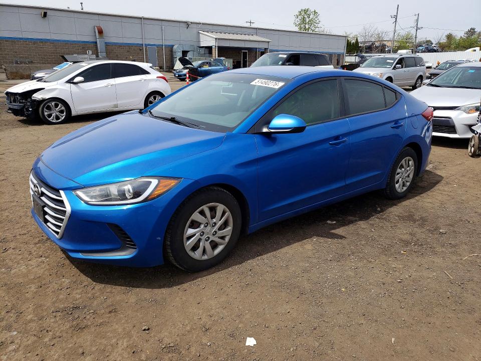 51490276 :رقم المزاد ، KMHD74LF2HU120662 vin ، 2017 Hyundai Elantra مزاد بيع