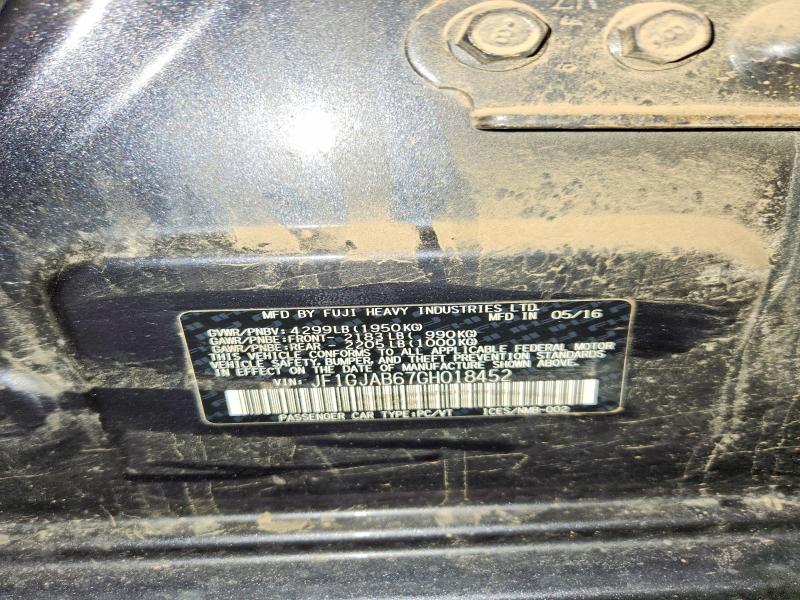 51508826 :رقم المزاد ، JF1GJAB67GH018452 vin ، 2016 Subaru Impreza مزاد بيع