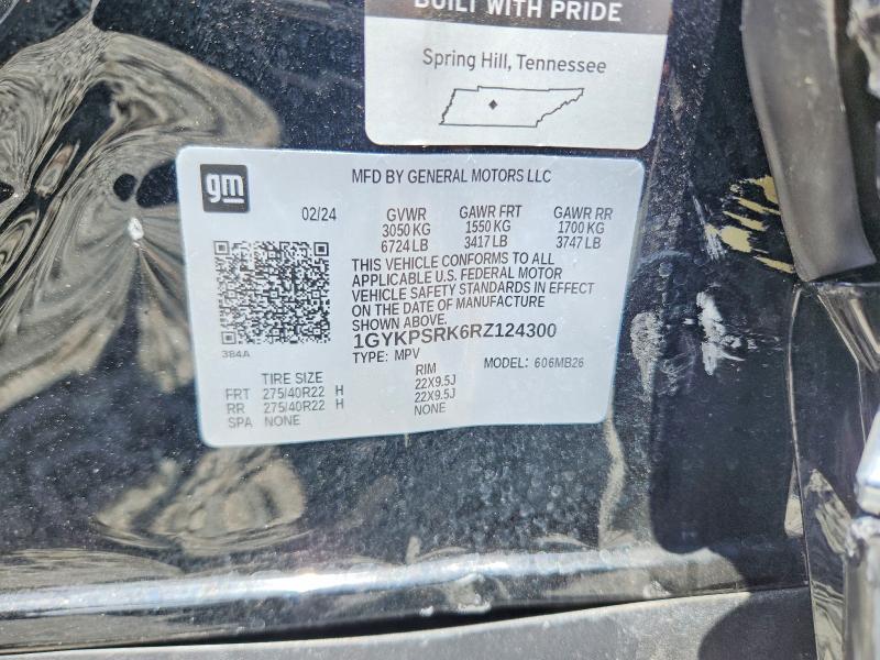 51371506 :رقم المزاد ، 1GYKPSRK6RZ124300 vin ، 2024 Cadillac Lyriq مزاد بيع