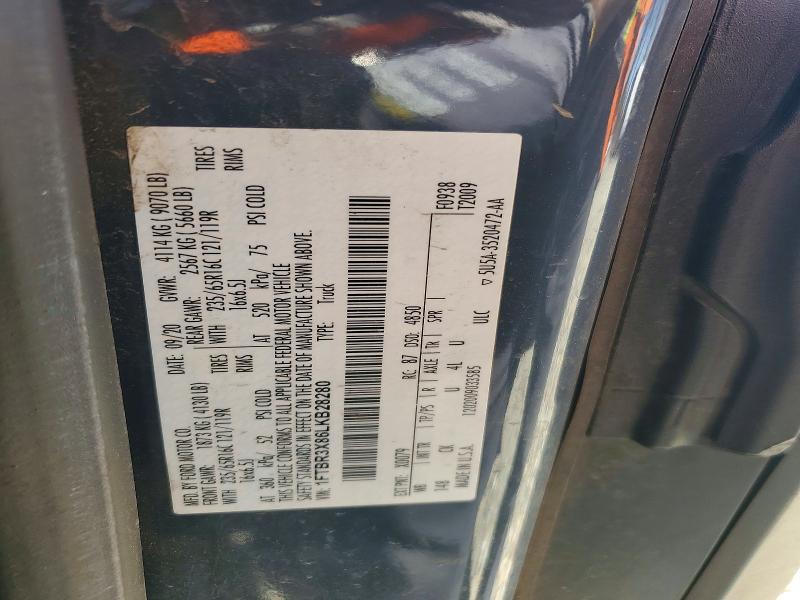 2020 Ford Transit მანქანა იყიდება აუქციონზე, vin: 1FTBR3X86LKB28280, აუქციონის ნომერი: 49717646