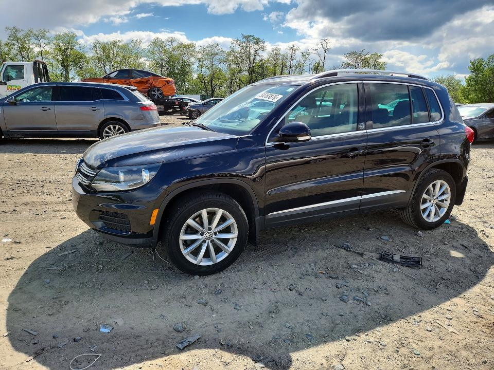 2017 Volkswagen Tiguan მანქანა იყიდება აუქციონზე, vin: WVGSV7AX5HW500478, აუქციონის ნომერი: 50763876