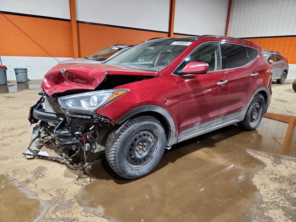 77458665 :رقم المزاد ، 5XYZUDLA3HG471735 vin ، 2017 Hyundai Santa Fe Sport مزاد بيع