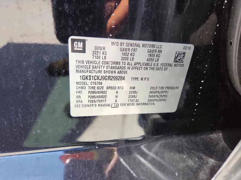 Продажа на аукционе авто 2016 Gmc Yukon, vin: 1GKS1CKJ9GR299284, номер лота: 49419246