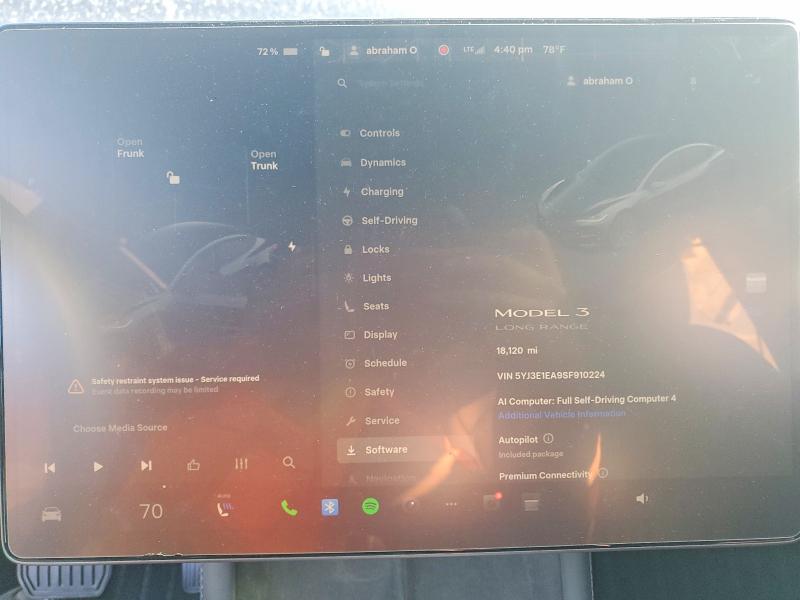 Продажа на аукционе авто 2025 Tesla Model 3, vin: 5YJ3E1EA9SF910224, номер лота: 48790686