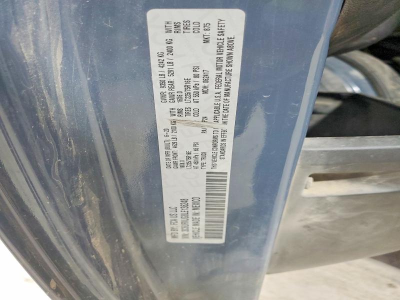 55202876 :رقم المزاد ، 3C6URVJG8LE136248 vin ، 2020 Ram Promaster 3500 مزاد بيع