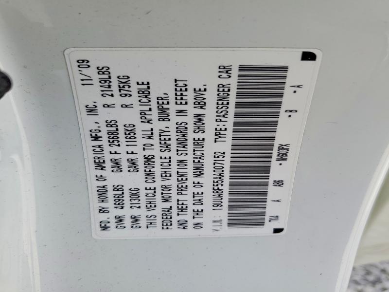 Aukcja sprzedaży 2010 Acura Atl, vin: 19UUA8F55AA007152, numer aukcji: 47338856