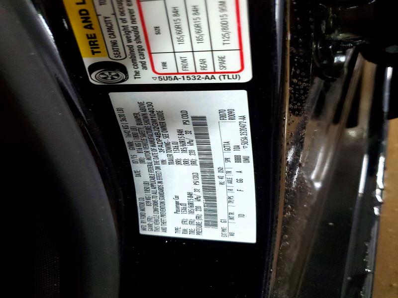 51037966 :رقم المزاد ، 3FADP4BJ2GM104030 vin ، 2016 Ford Fiesta مزاد بيع