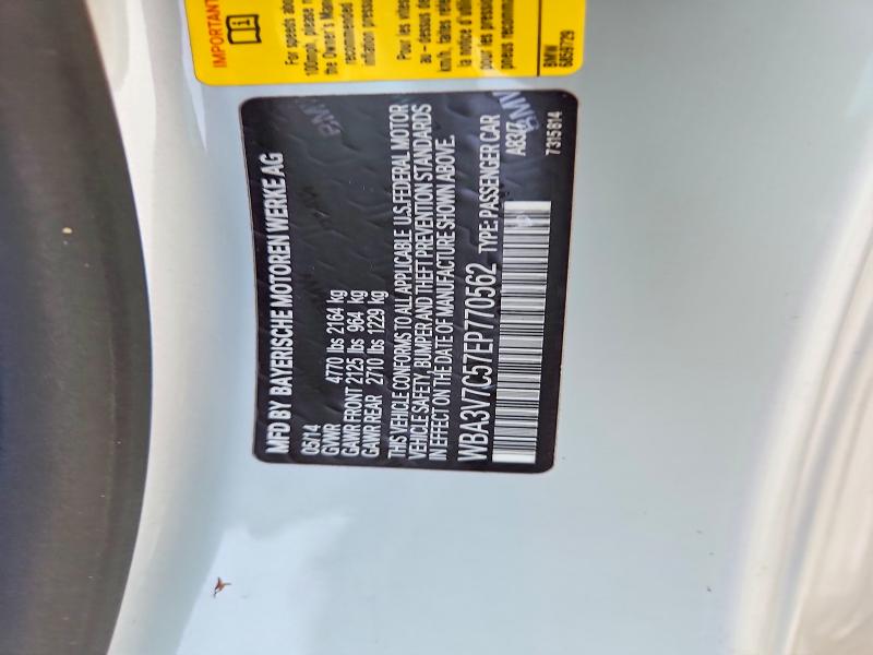 Aukcja sprzedaży 2014 Bmw 428, vin: WBA3V7C57EP770562, numer aukcji: 52174666