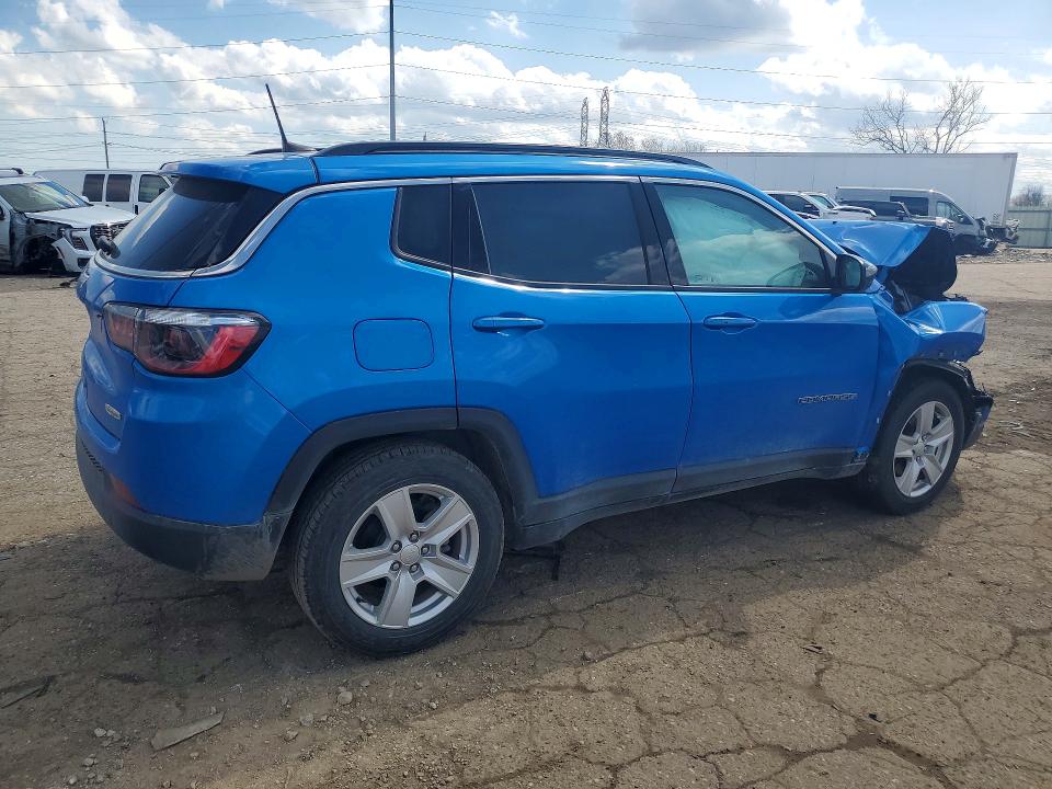 49836096 :رقم المزاد ، 3C4NJCBB3NT229737 vin ، 2022 Jeep Compass مزاد بيع
