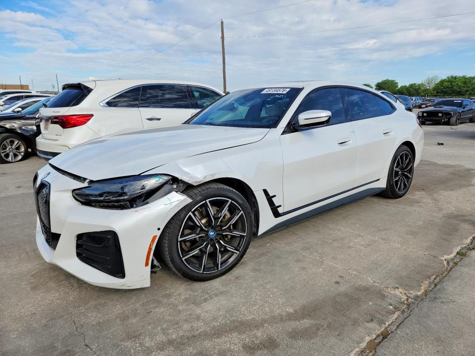2022 Bmw I4 მანქანა იყიდება აუქციონზე, vin: WBY73AW01NFN10198, აუქციონის ნომერი: 49159576