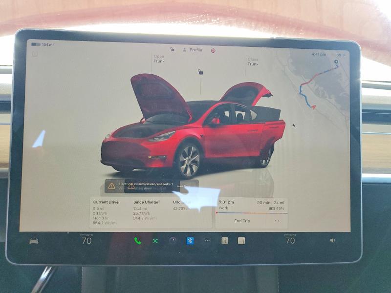 50347656 :رقم المزاد ، 7SAYGAEE5RF069275 vin ، 2024 Tesla Model Y مزاد بيع