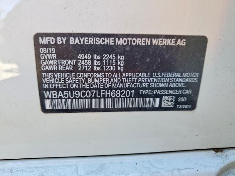 Продаж на аукціоні авто 2020 Bmw M340xi, vin: WBA5U9C07LFH68201, номер лоту: 49084886