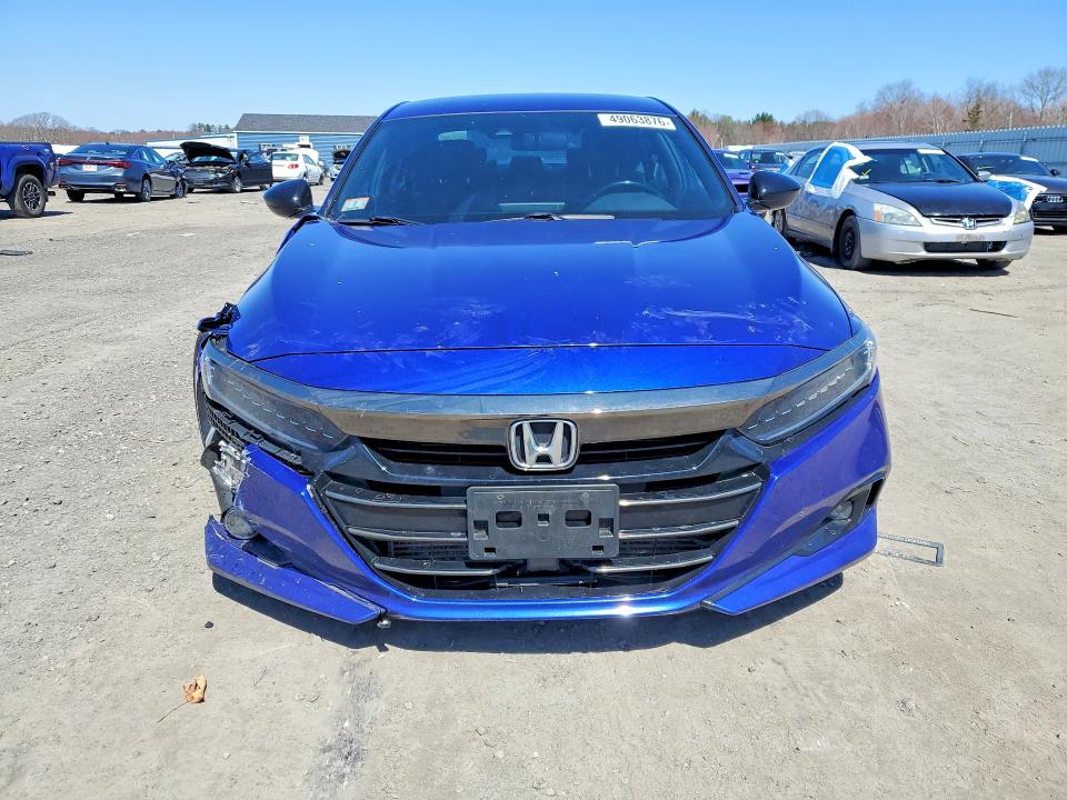49063876 :رقم المزاد ، 1HGCV1F37MA019541 vin ، 2021 Honda Accord مزاد بيع