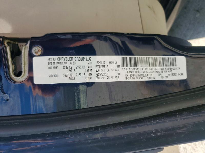 50241396 :رقم المزاد ، 2C4RVABG4DR725184 vin ، 2013 Volkswagen Routan مزاد بيع