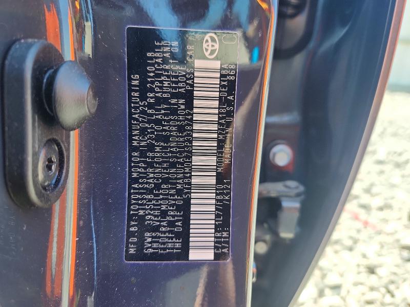 50496896 :رقم المزاد ، 5YFB4MDE7SP338742 vin ، 2025 Toyota Corolla مزاد بيع