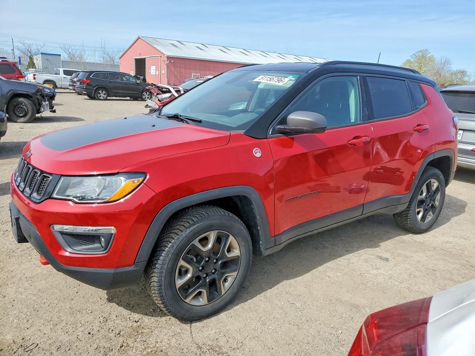 51156796 :رقم المزاد ، 3C4NJDDBXJT284280 vin ، 2018 Jeep Compass مزاد بيع