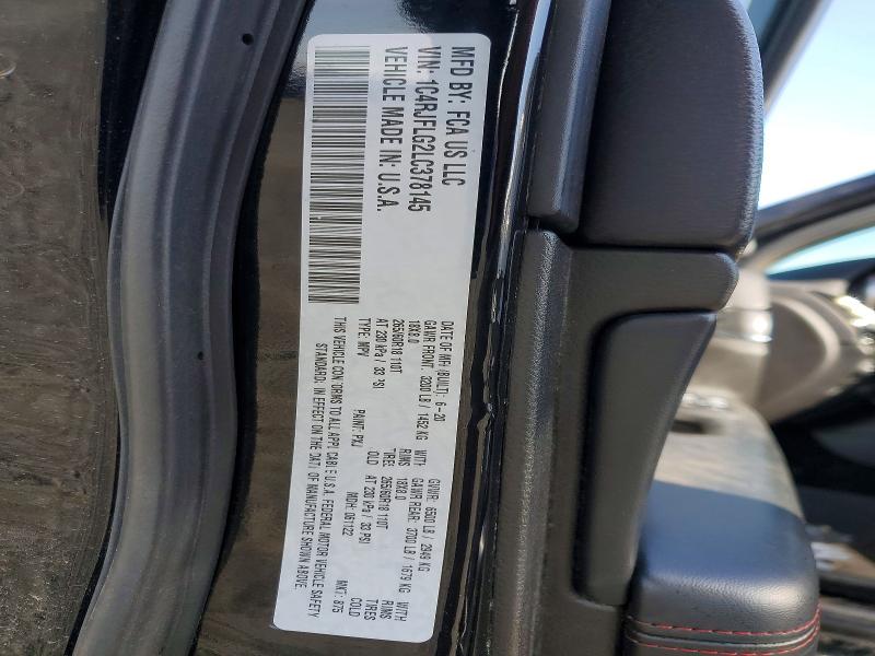 51670466 :رقم المزاد ، 1C4RJFLG2LC378145 vin ، 2020 Jeep Grand Cherokee مزاد بيع