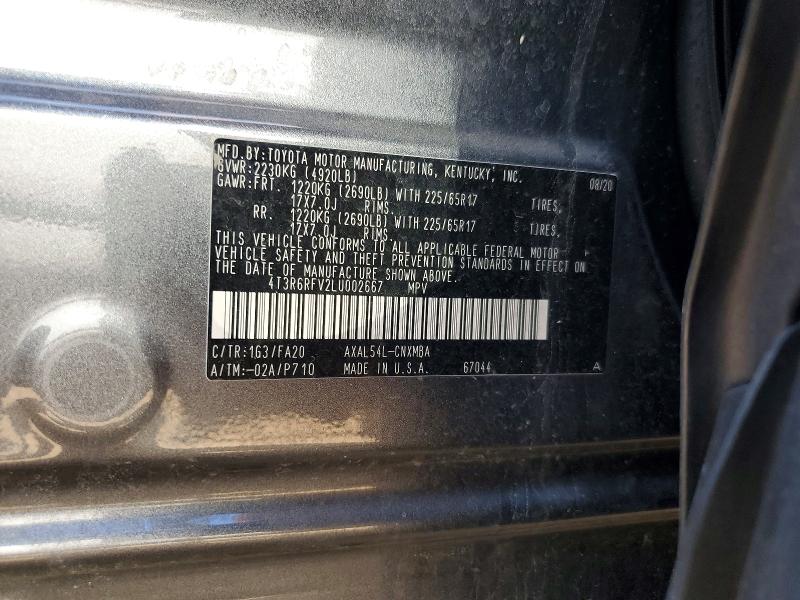 Aukcja sprzedaży 2020 Toyota Rav4 Hybrid, vin: 4T3R6RFV2LU002667, numer aukcji: 51123066