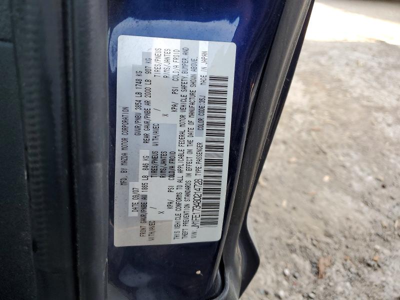 Продажа на аукционе авто 2008 Mazda Rx8, vin: JM1FE173480214728, номер лота: 48924616