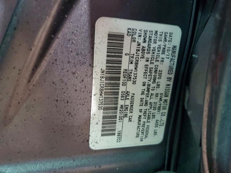 Продажа на аукционе авто 2017 Nissan Rogue Sport, vin: JN1BJ1CR8HW137530, номер лота: 49042056