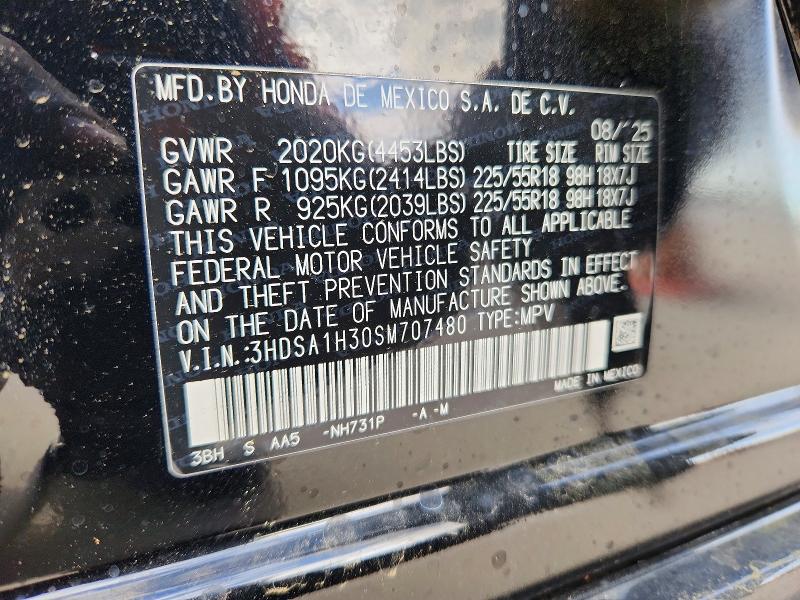 Продажа на аукционе авто 2025 Acura Adx, vin: 3HDSA1H30SM707480, номер лота: 48980406