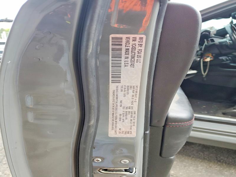 2022 Dodge Durango მანქანა იყიდება აუქციონზე, vin: 1C4SDJCT0NC207437, აუქციონის ნომერი: 51338136
