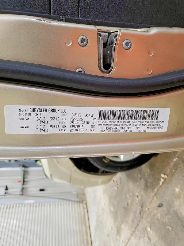 Продаж на аукціоні авто 2010 Dodge Journey, vin: 3D4PG5FV4AT176471, номер лоту: 50882726