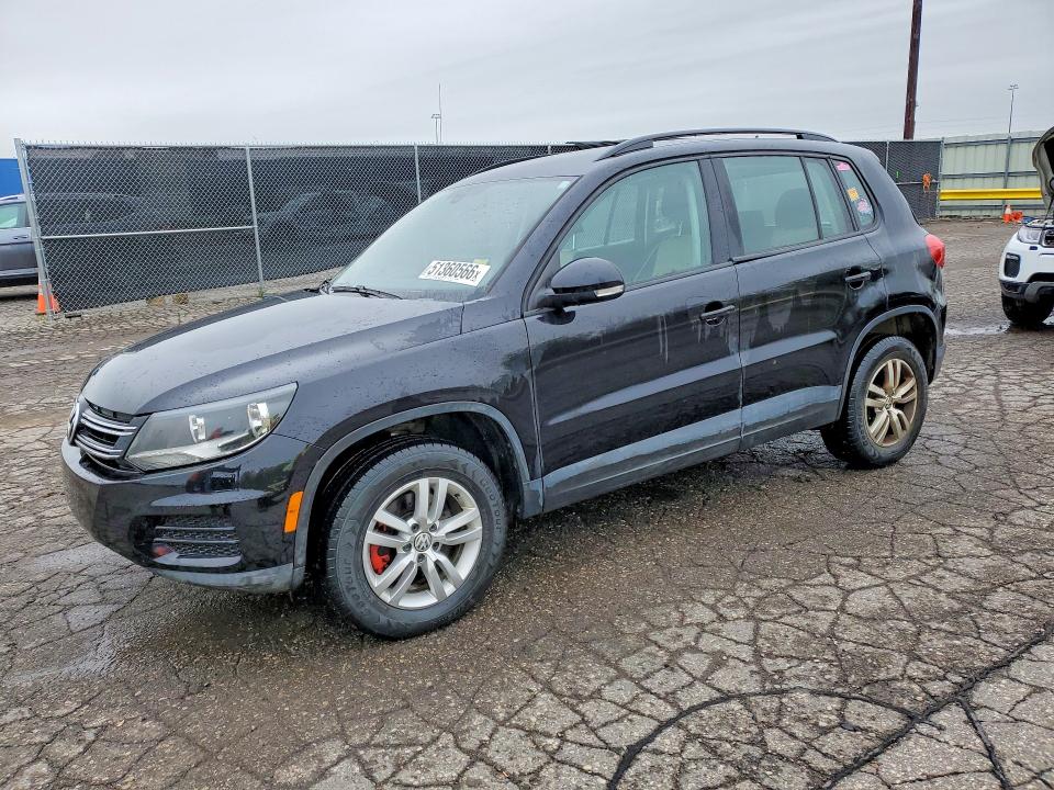 2016 Volkswagen Tiguan მანქანა იყიდება აუქციონზე, vin: WVGBV7AX9GW582763, აუქციონის ნომერი: 51360566