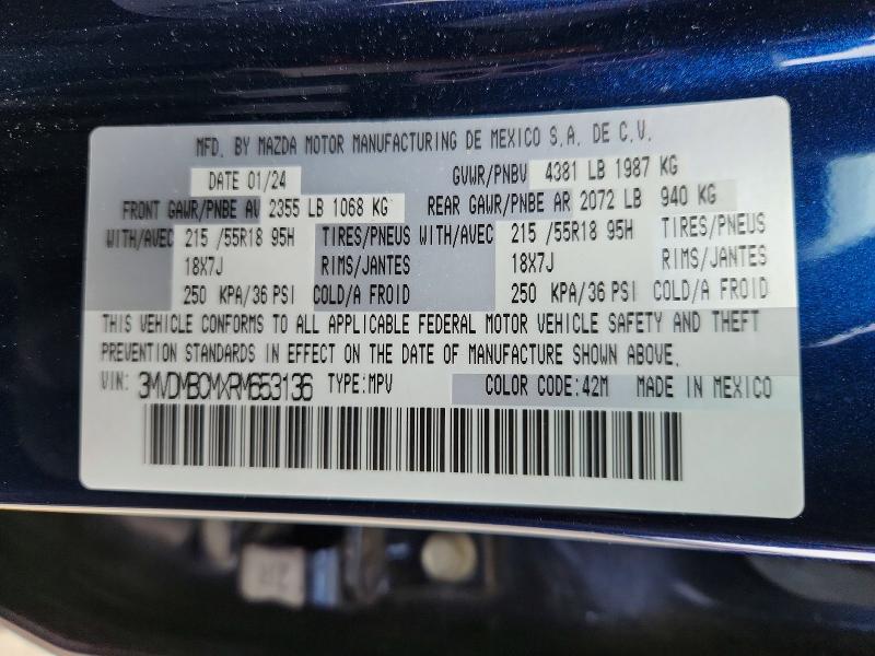 Продажа на аукционе авто 2024 Mazda Cx-30, vin: 3MVDMBCMXRM653136, номер лота: 48683726