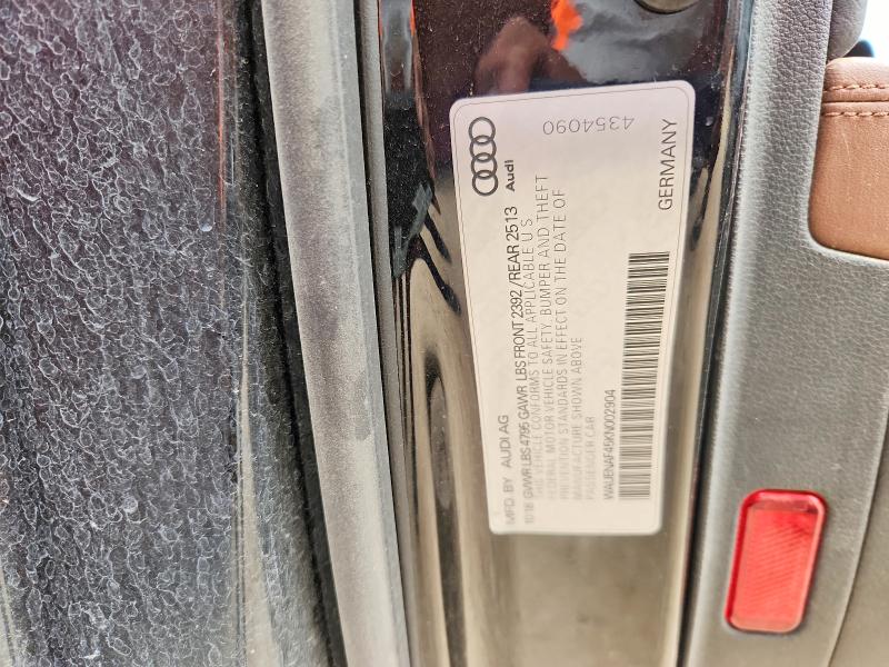 50966606 :رقم المزاد ، WAUENAF45KN002904 vin ، 2019 Audi A4 مزاد بيع