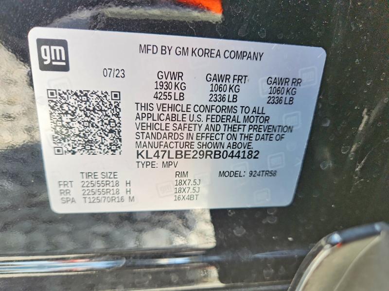 2024 Buick Envista მანქანა იყიდება აუქციონზე, vin: KL47LBE29RB044182, აუქციონის ნომერი: 51183766