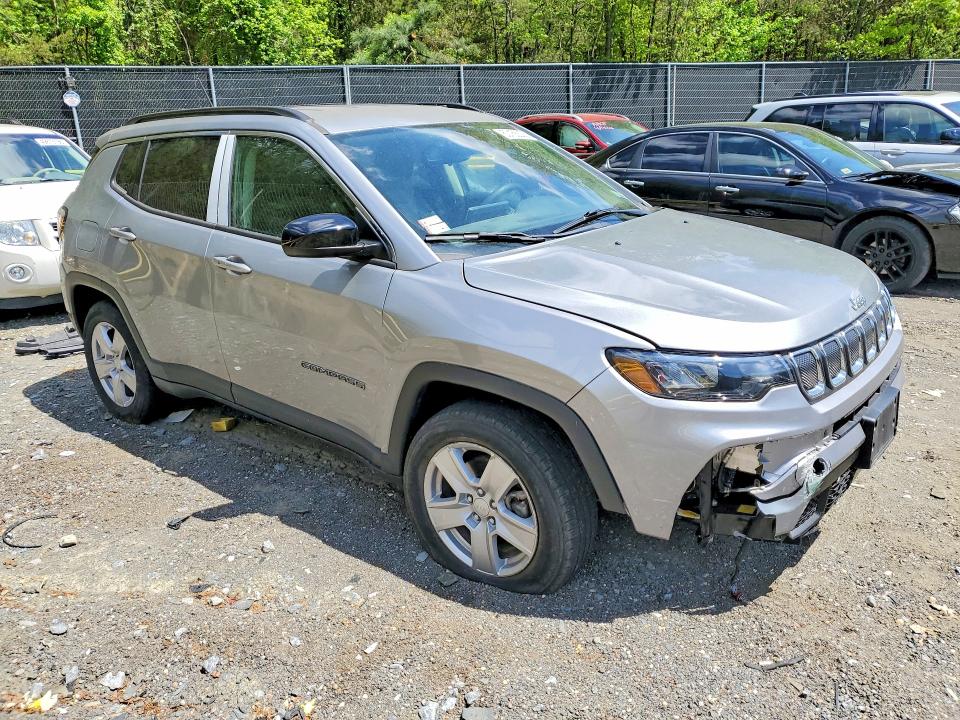 2022 Jeep Compass მანქანა იყიდება აუქციონზე, vin: 3C4NJDBB1NT221996, აუქციონის ნომერი: 50156306