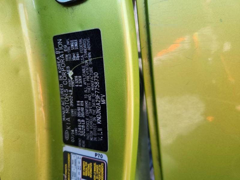 Aukcja sprzedaży 2015 Kia Soul, vin: KNDJN2A29F7758730, numer aukcji: 48323366
